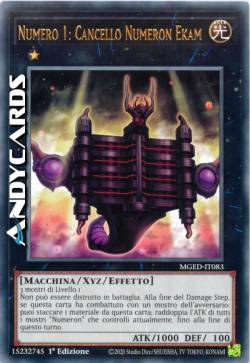 NUMERO 1: CANCELLO NUMERON EKAM