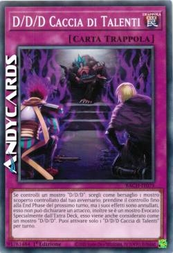 D/D/D Caccia di Talenti
