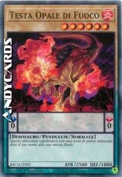 Testa Opale di Fuoco