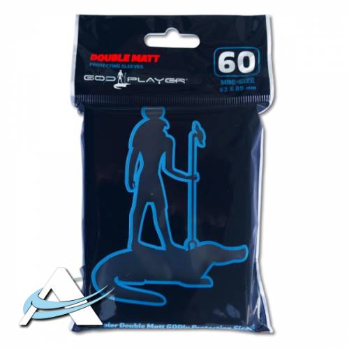 Bustine Protettive Small - GOD PLAYER, Double Matt - Nero