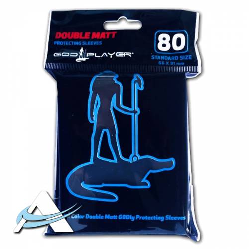 GOD PLAYER, Double Matt Standard Sleeves - Black