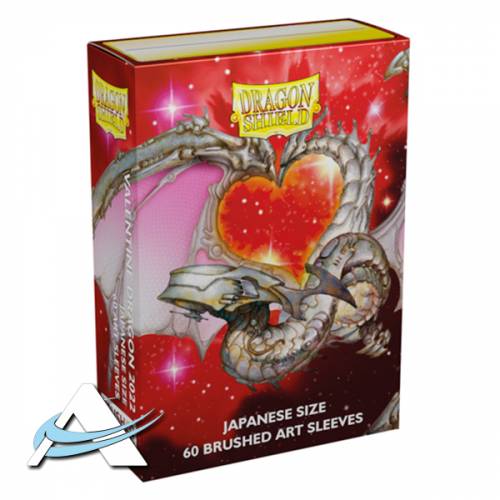 Bustine Protettive Dragon Shield Small - BRUSHED ART Valentine Dragon 2022
