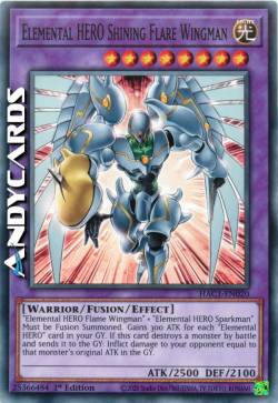 UOMO ALATO DELLA FIAMMATA LUCENTE EROE ELEMENTALE