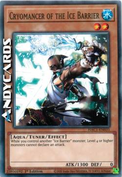 CRIOMANTE DELLA BARRIERA DI GHIACCIO