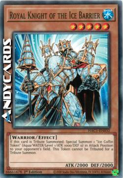 ROYAL KNIGHT OF THE ICE BARRIER