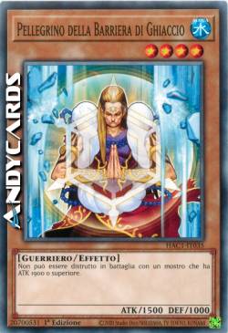 PELLEGRINO DELLA BARRIERA DI GHIACCIO