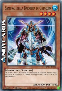 SAMURAI DELLA BARRIERA DI GHIACCIO