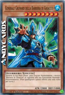 GENERALE GRUNARD DELLA BARRIERA DI GHIACCIO