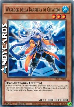 WARLOCK DELLA BARRIERA DI GHIACCIO