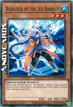 WARLOCK DELLA BARRIERA DI GHIACCIO