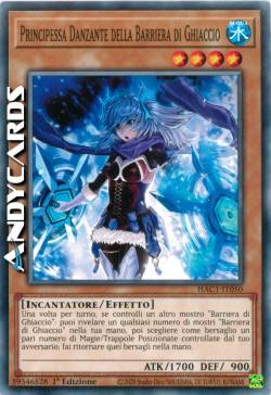 PRINCIPESSA DANZANTE DELLA BARRIERA DI GHIACCIO