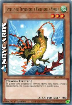 UCCELLO DI TUONO DELLA VALLE DELLE NEBBIE