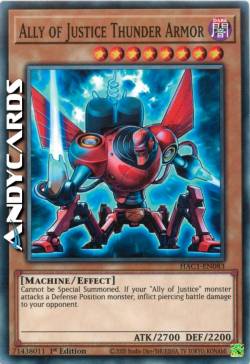 ARMATURA DI TUONO ALLEATO DELLA GIUSTIZIA