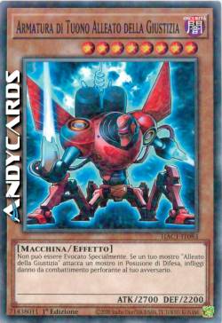 ARMATURA DI TUONO ALLEATO DELLA GIUSTIZIA