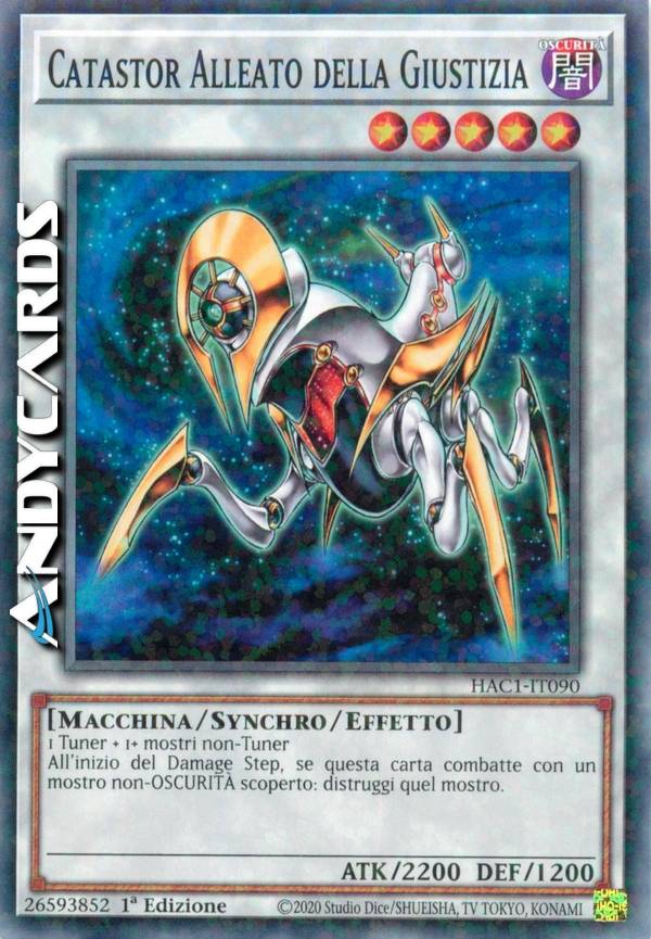 ALLY OF JUSTICE CATASTOR | AndyCards Srl