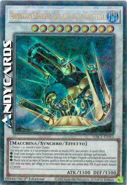 ARMATURA DECISIVA ALLEATO DELLA GIUSTIZIA