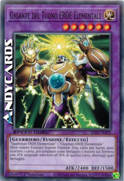 GIGANTE DEL TUONO EROE ELEMENTALE