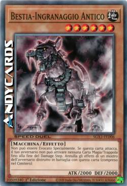 BESTIA-INGRANAGGIO ANTICO