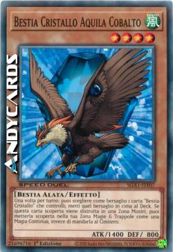 BESTIA CRISTALLO AQUILA COBALTO