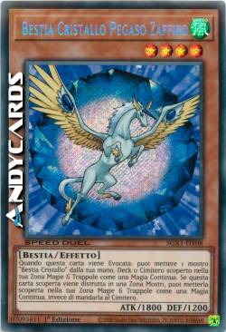 BESTIA CRISTALLO PEGASO ZAFFIRO