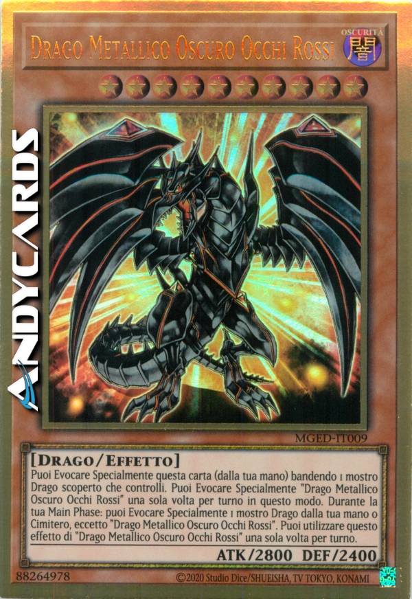 RED-EYES DARKNESS METAL DRAGON | AndyCards Srl