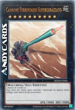 CANNONE FERROVIARIO SUPERCORAZZATO