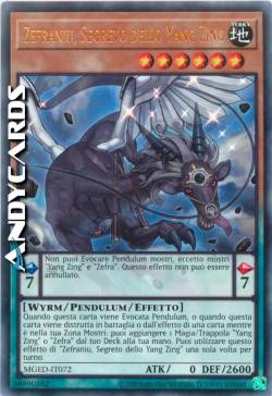 ZEFRANIU, SEGRETO DELLO YANG ZING