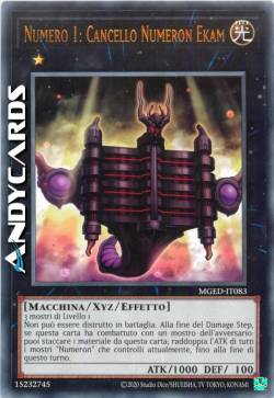 NUMERO 1: CANCELLO NUMERON EKAM