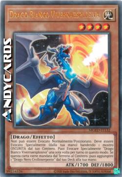 DRAGO BIANCO VIVERNAESPLOSIVA