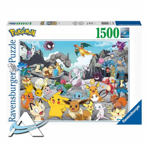 Puzzle RAVENSBURGER - 1500 Pezzi - Pokémon Classics