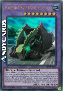 Macchina Fossile Teschio Convoglio