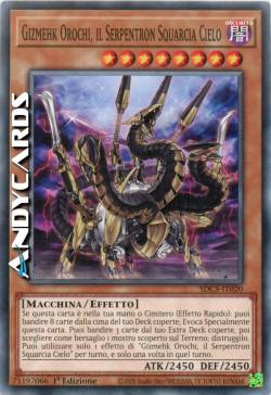 GIZMEHK OROCHI, IL SERPENTRON SQUARCIA CIELO