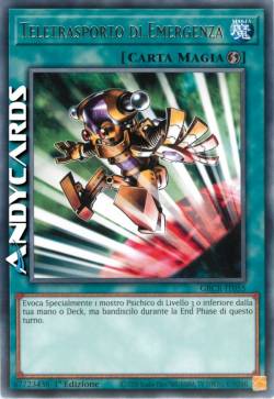 TELETRASPORTO DI EMERGENZA