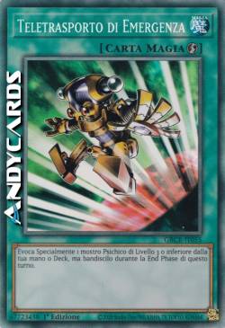 TELETRASPORTO DI EMERGENZA