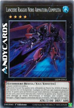 LANCIERE RAGGIO NERO ARMATURA COMPLETA