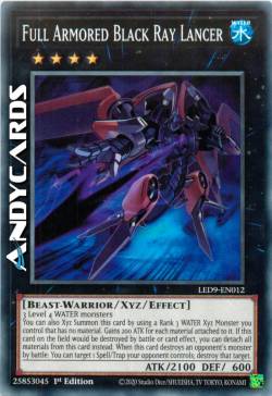 LANCIERE RAGGIO NERO ARMATURA COMPLETA