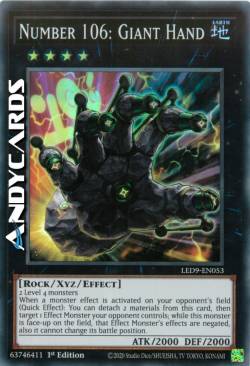 NUMERO 106: MANO GIGANTE