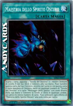 MAESTRIA DELLO SPIRITO OSCURO