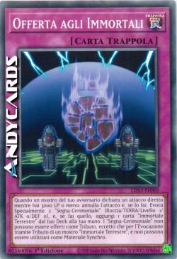 OFFERTA AGLI IMMORTALI