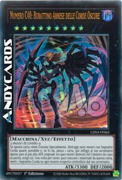 NUMERO C40: BURATTINO ARNESE DELLE CORDE OSCURE