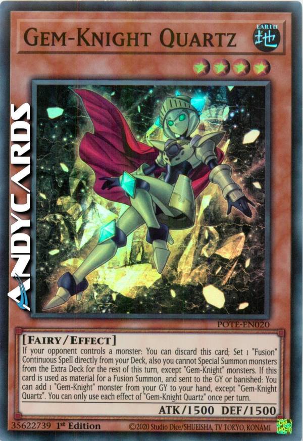 Gem-Knight Quartz | AndyCards Srl