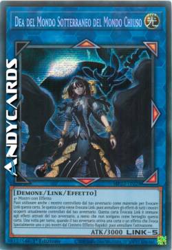 DEA DEL MONDO SOTTERRANEO DEL MONDO CHIUSO