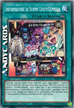 Informatore di Sunny Live☆Gemella