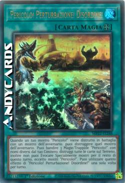 Pericolo! Perturbazione! Disordine!