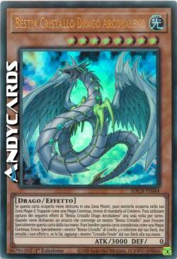 Bestia Cristallo Drago Arcobaleno