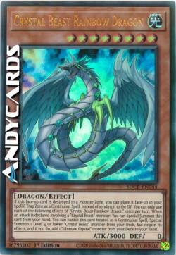 Bestia Cristallo Drago Arcobaleno