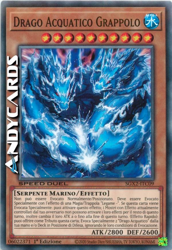 yugioh card cluster Yu-Gi-Oh WATER DRAGON - SUPER RARE - LEDU-EN036 1ST EDITION TRADING CARD GAME Yugioh Gx Water Dragon WATER