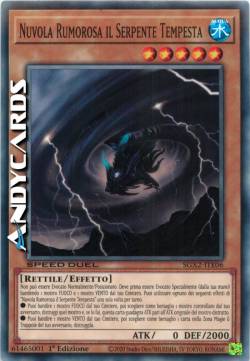 NUVOLA RUMOROSA IL SERPENTE TEMPESTA