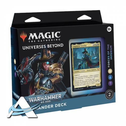 Mazzo Commander Mondi Altrove Warhammer 40.000, Forze dell'Imperium - EN