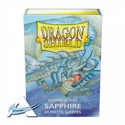 Dragon Shield Small Protective Sleeves - MATTE Sapphire